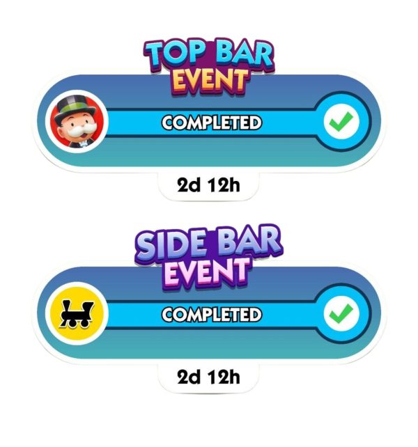 Top Side Event Completion-Monopoly Go