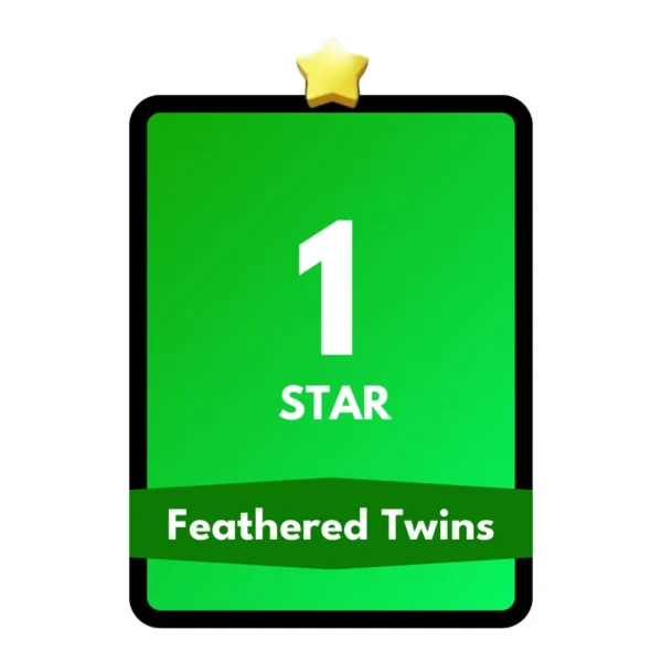 Feathered Twins